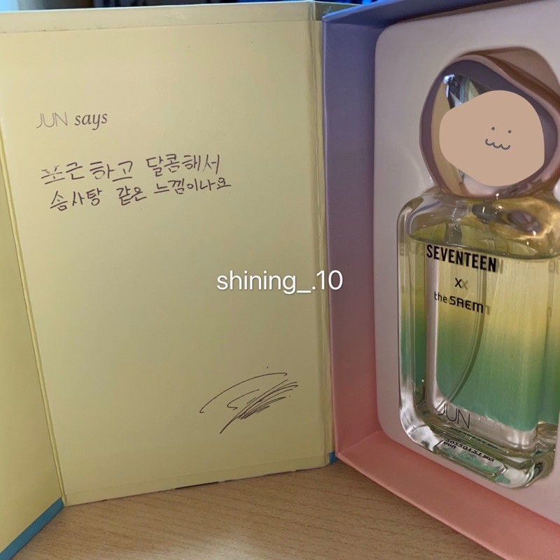 Seventeen The Saem Jun Perfume Ode To You Pink Pouch Shopee Malaysia