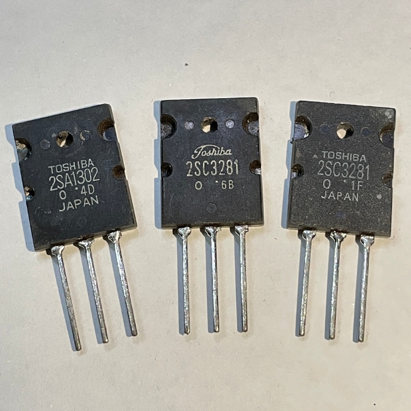 2SA1302 2SC3281 Japan Compatible Toshiba A1302 C3281 PNP NPN POWER TRANSISTOR TO-3PL