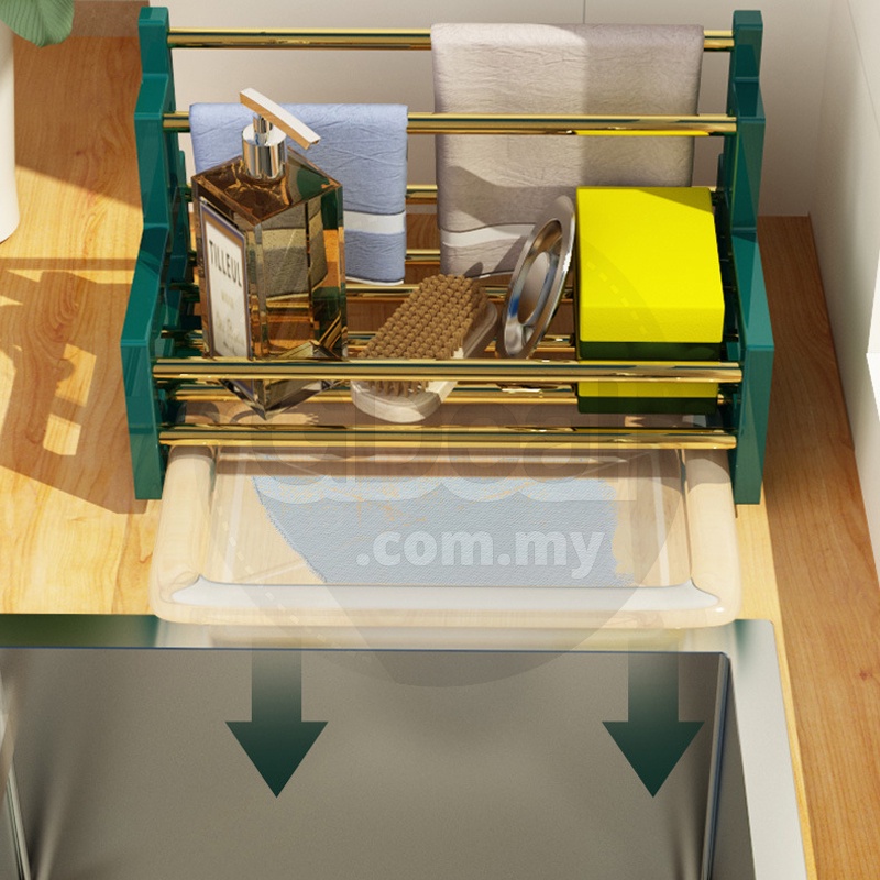 GDeal Kitchen Sink Supplies Cleaning Racks Kitchen Countertop Rag Drain