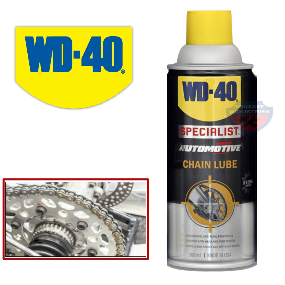 wd 40 dry chain lube