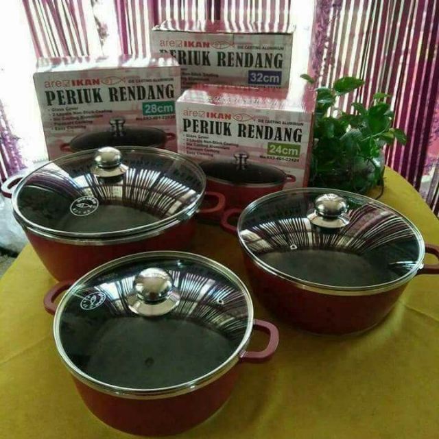 Periuk Rendang (Size 36cm, 32cm, 28cm, 24cm) | Shopee Malaysia