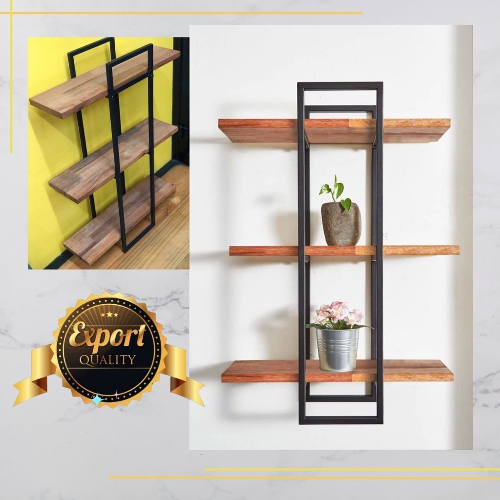 wall shelfs hanging 3 layers / FLOATING SHELF RACK wall shelf display