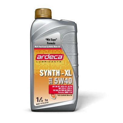 Ardeca Synth-XL 5W40 Fully Synthetic Engine Oil (1L) | Shopee Malaysia