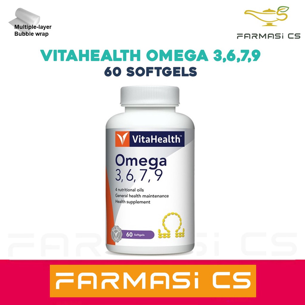 VitaHealth Omega 3 6 7 9 60 Softgels EXP04/2024 [Vita Health Vitahealth] 3679 Shopee Malaysia