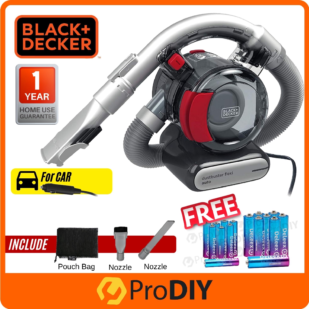 BLACK & DECKER PD1200AV 12V Dustbuster Flexi Auto Vacuum Bag FOC Blue