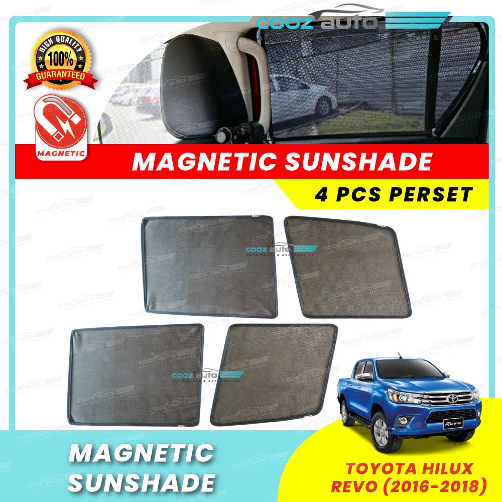 Toyota Hilux Revo 2016-2018 Magnetic Sun Shade Sunshade | Shopee Malaysia