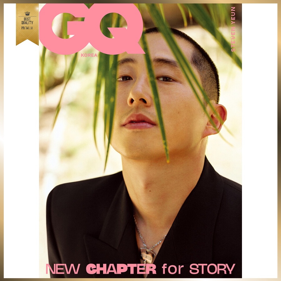 GQ Korea July 2022 Steven Yeun (Main Article : Steven Yeun, Apink PARK CHO RONG, YOON BO MI, GOT7 JINYOUNG), Korean Magazine