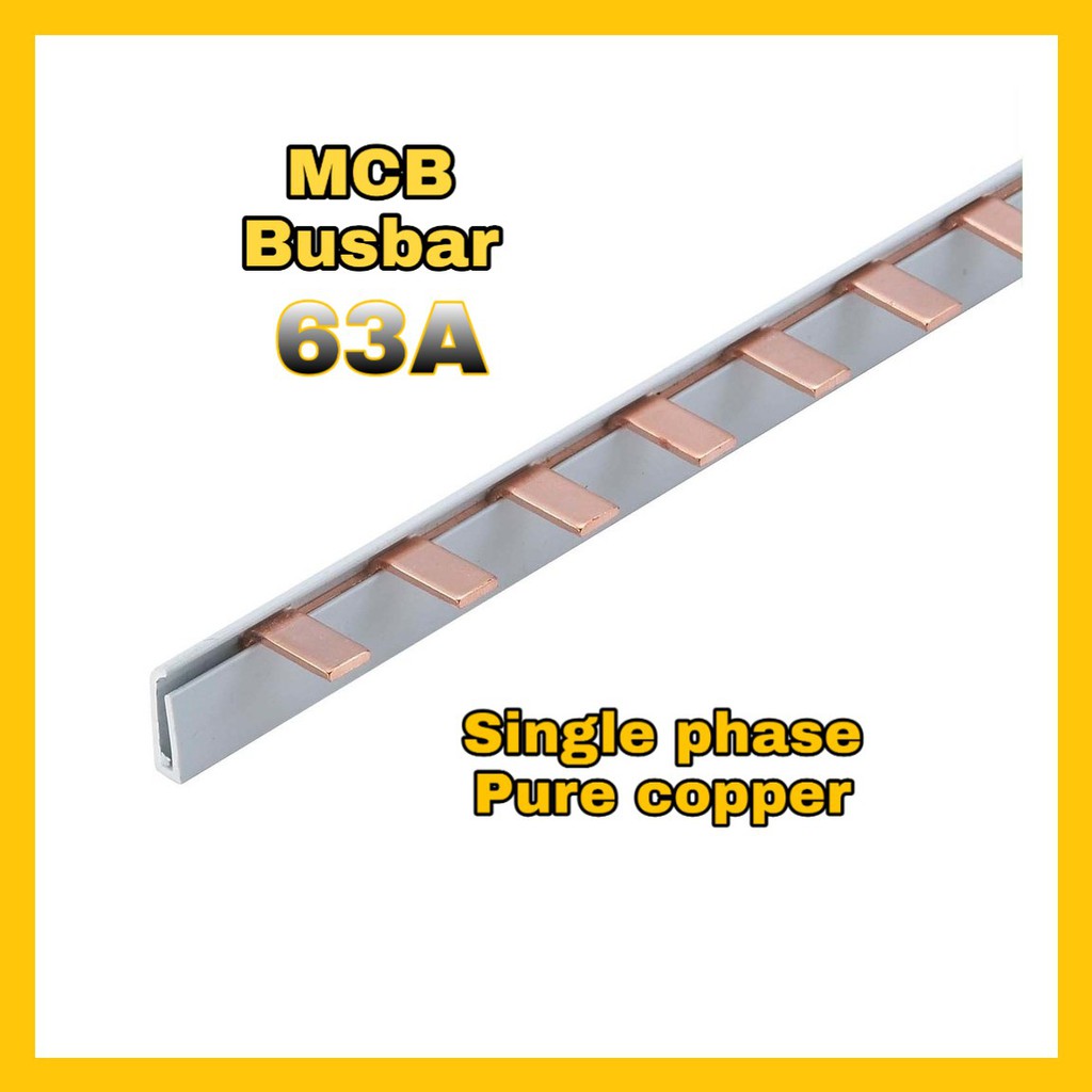 1 WAY MCB Pure Copper Bar / MCB Copper Bus Bar with PvC Insulated 1