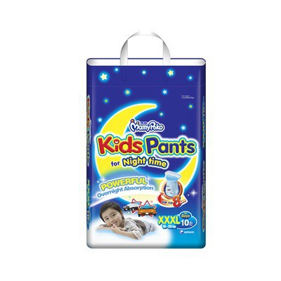 MamyPoko Kids Pants For Night Time XXXL(10PCS)(BOY/GIRL)
