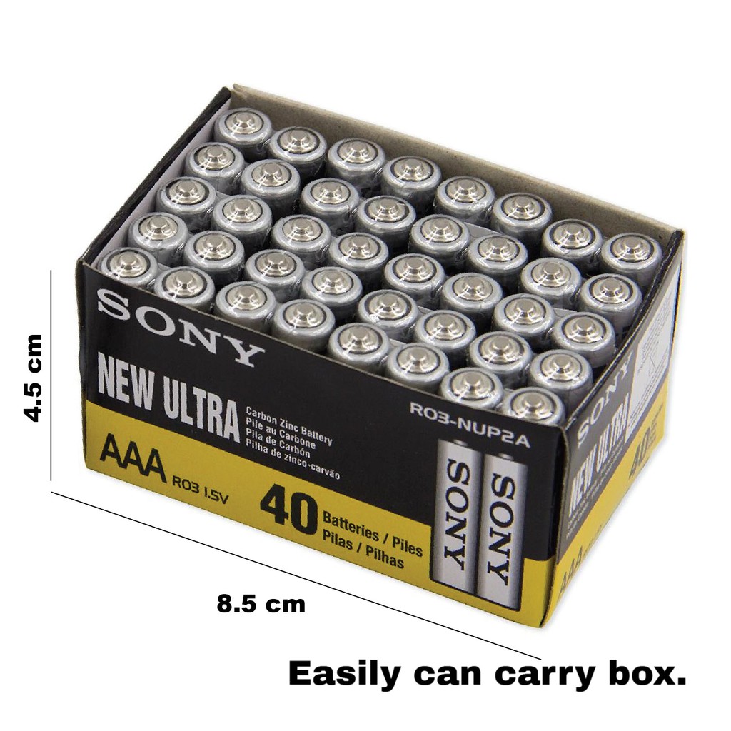 Sony Original New Ultra Battery 40pcs Box a Batteries Ready Stock Shopee Malaysia