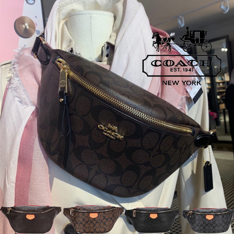 COACH shoulder bag waist bag side backpack little monster graffiti bag