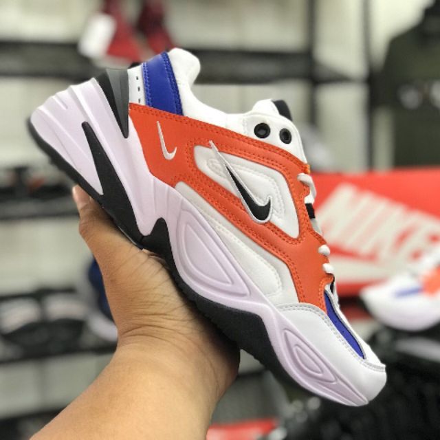 nike mk2 tekno orange blue