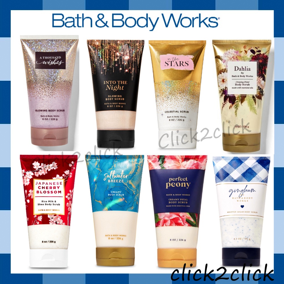 Bath and body works body scrubs 226g / 355g