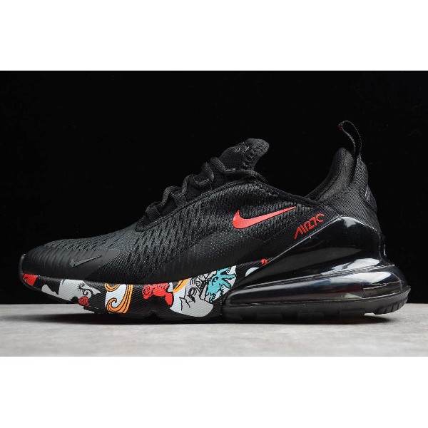 270 air max black and red