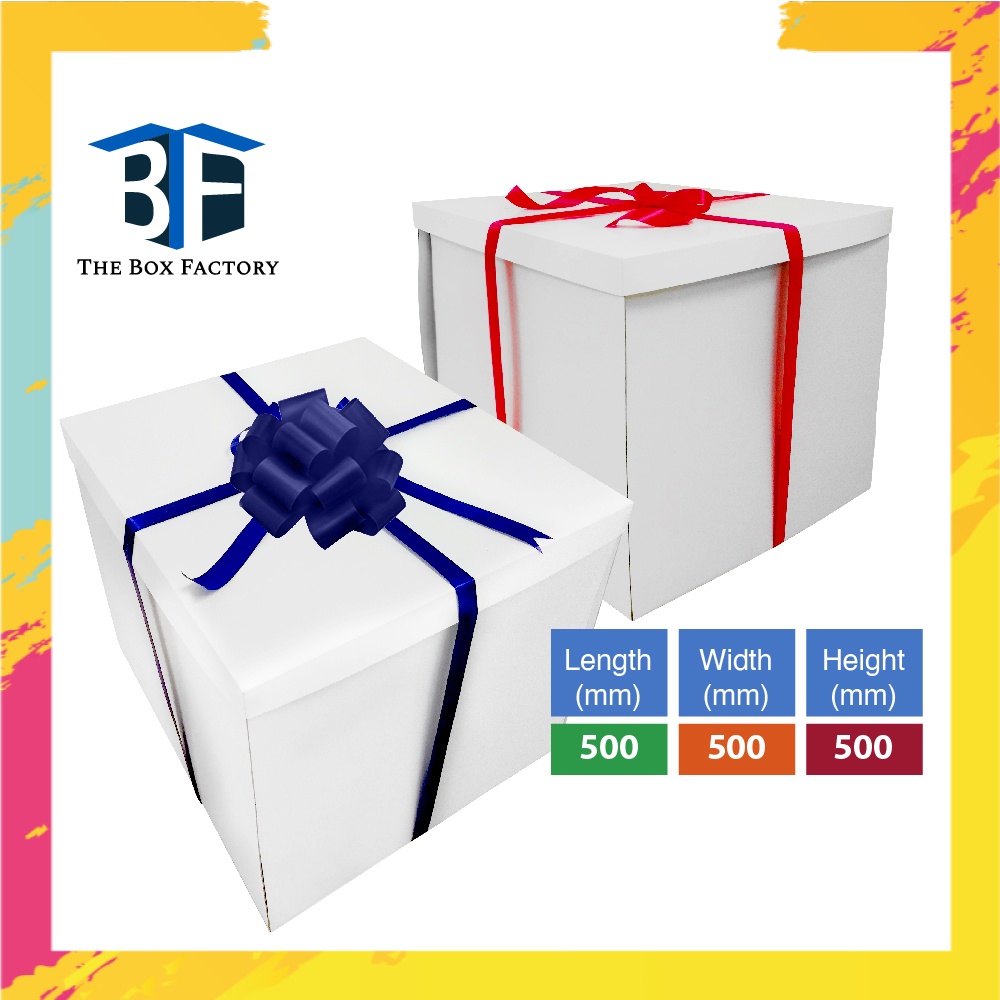 Surprise Gift Box BIG (50x50x50cm) ️‍ Balloon Box Gift box DIY Wedding