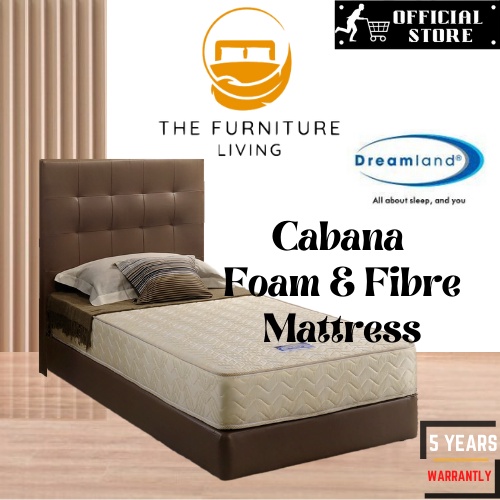 Dreamland CABANA Latex Feel Foam 8" Mattress(Single/Super Single/Queen