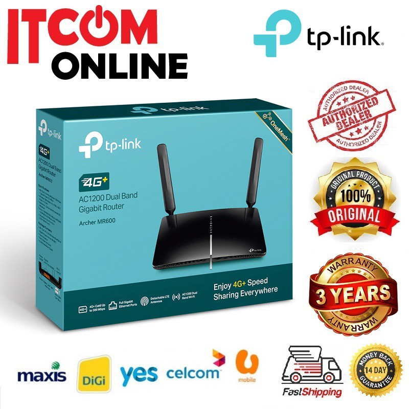 Buy Tp Link 4g Lte Tl Mr100 Tl Mr6500v Tl Mr6400 Apac Archer Mr0 Mr400 Mr600 Ac750 Ac10 Sim Card Gigabit Modem Router Seetracker Malaysia