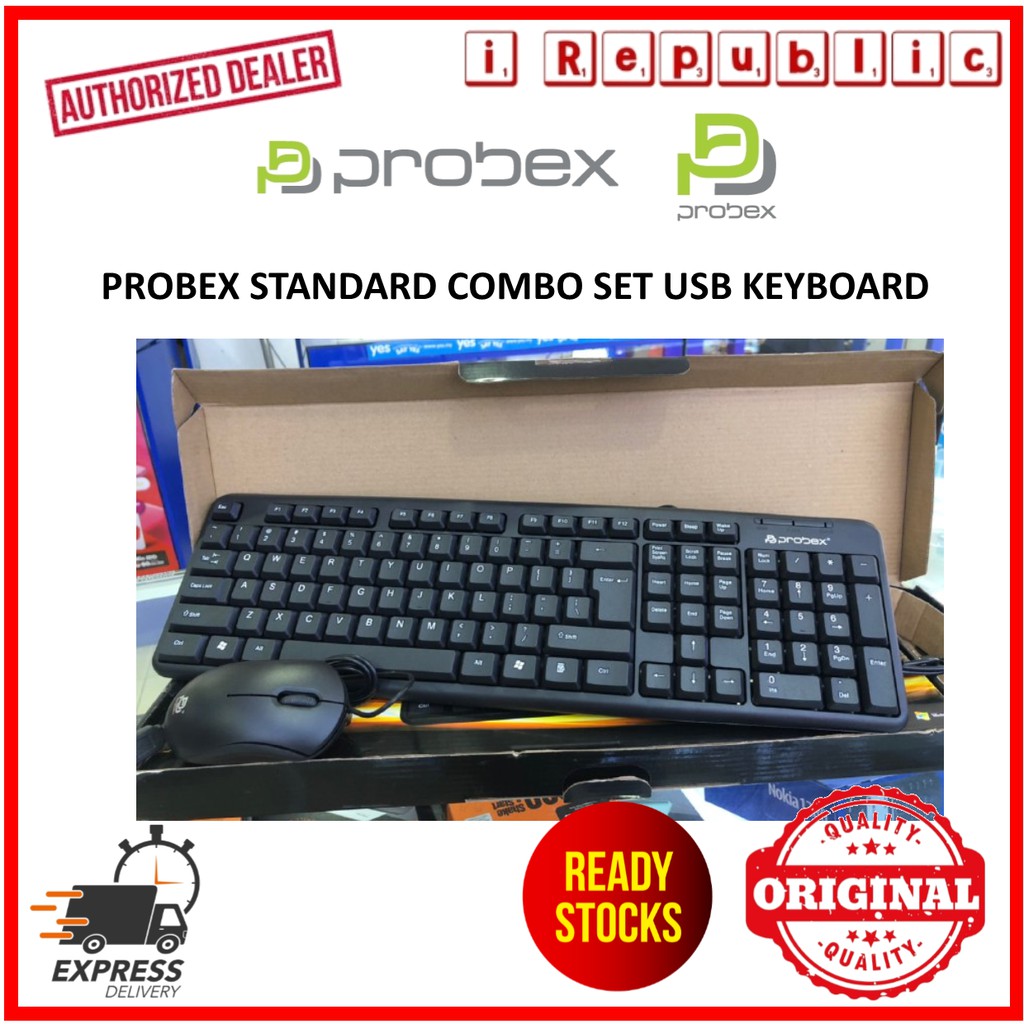 PROBEX STANDARD COMBO SET USB KEYBOARD Shopee Malaysia