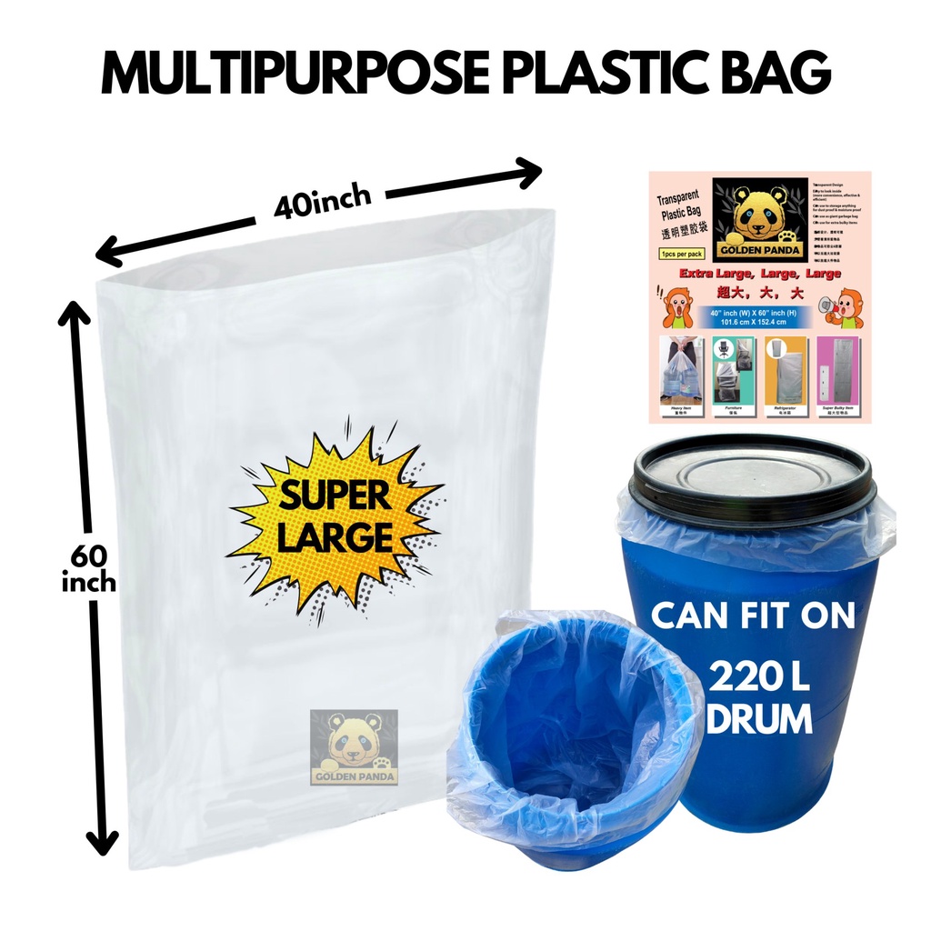 [SUPER EXTRA LARGE] Plastic Bag (HD)/ Multipurpose Plastic Bag