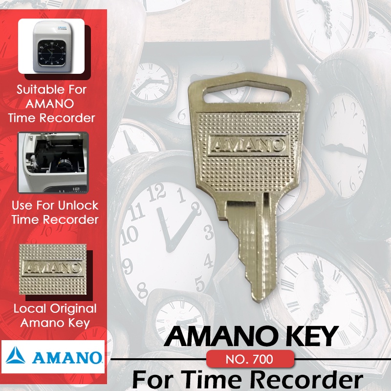 AMANO Key For Time Recorder EX3500N Key For AMANO Punch Card Machine