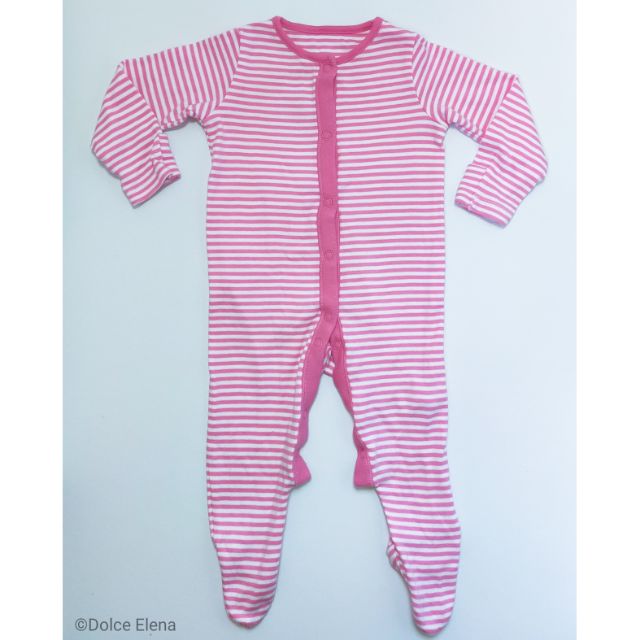 tesco baby girl sleepsuits