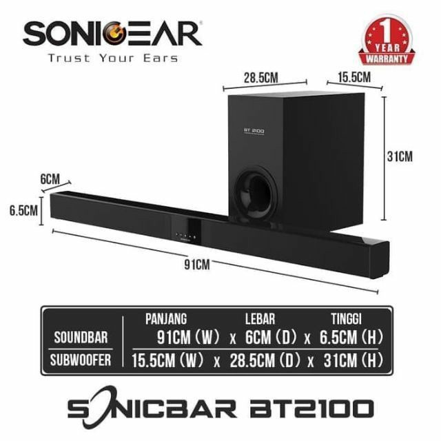 soundbar bt2100