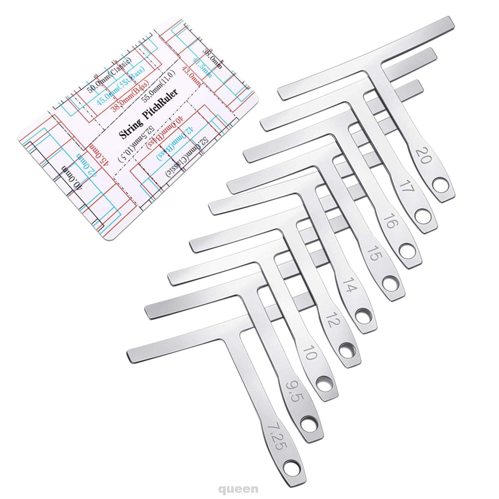 [ REDUCTION MYR 0.31 ] Home Stainless Steel Luthier Tool String Action ...