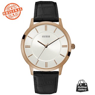 100 Original Guess Men S U0247g3 Rigor Blue Rose Gold Tone