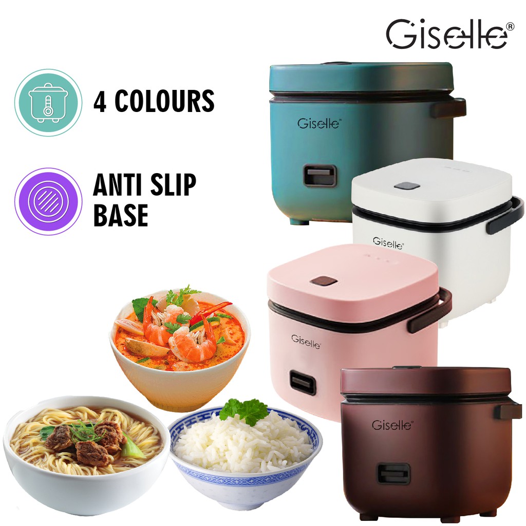 Giselle Mini Rice Cooker 1.2L with Non-stickPot and Steame periuk nasi mini periuk nasi mudah simpan periuk nasi camping