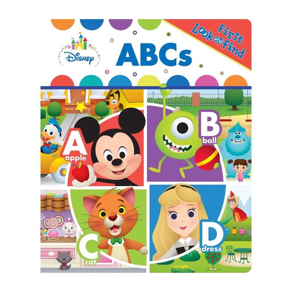 Disney Baby Mickey Mouse, Dumbo, and More! ABCs First Look & Find (Activity Book)