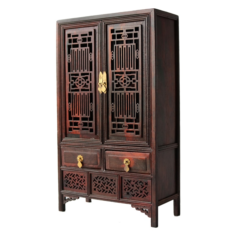 Buy Kerajinan Ukiran Kayu Merah Hiasan Kecil Antik Cina Model Perabot Miniatur Ming Dan Qing Kabinet Rosewood Merah Seetracker Malaysia