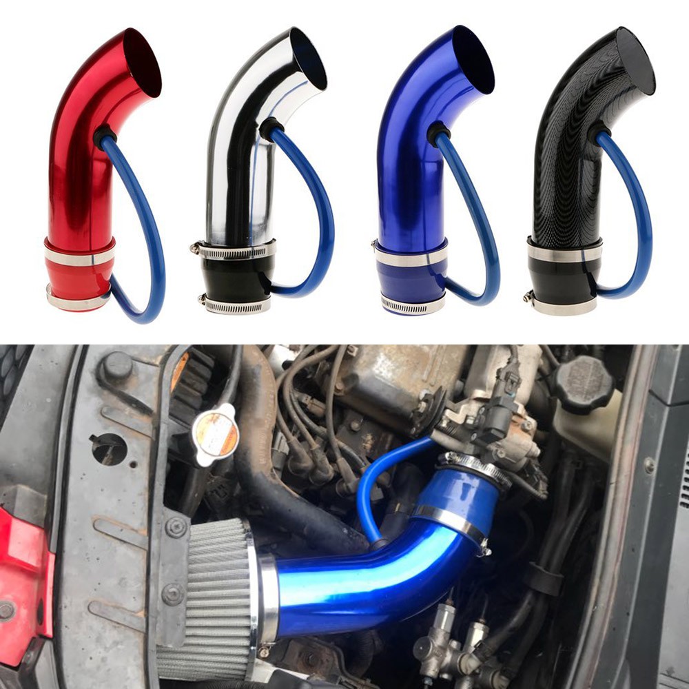 Racing 76mm Air Inlet Turbo exhaust pipe Air Intake Alumimum Pipe Power