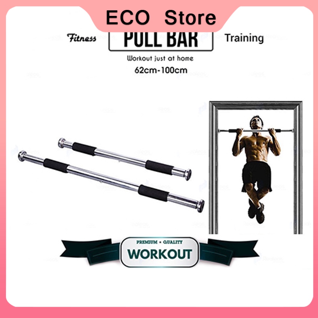 ECO Doorway Pull Up Bar, No Screws Doorway Chin Up Bar for Home Gym