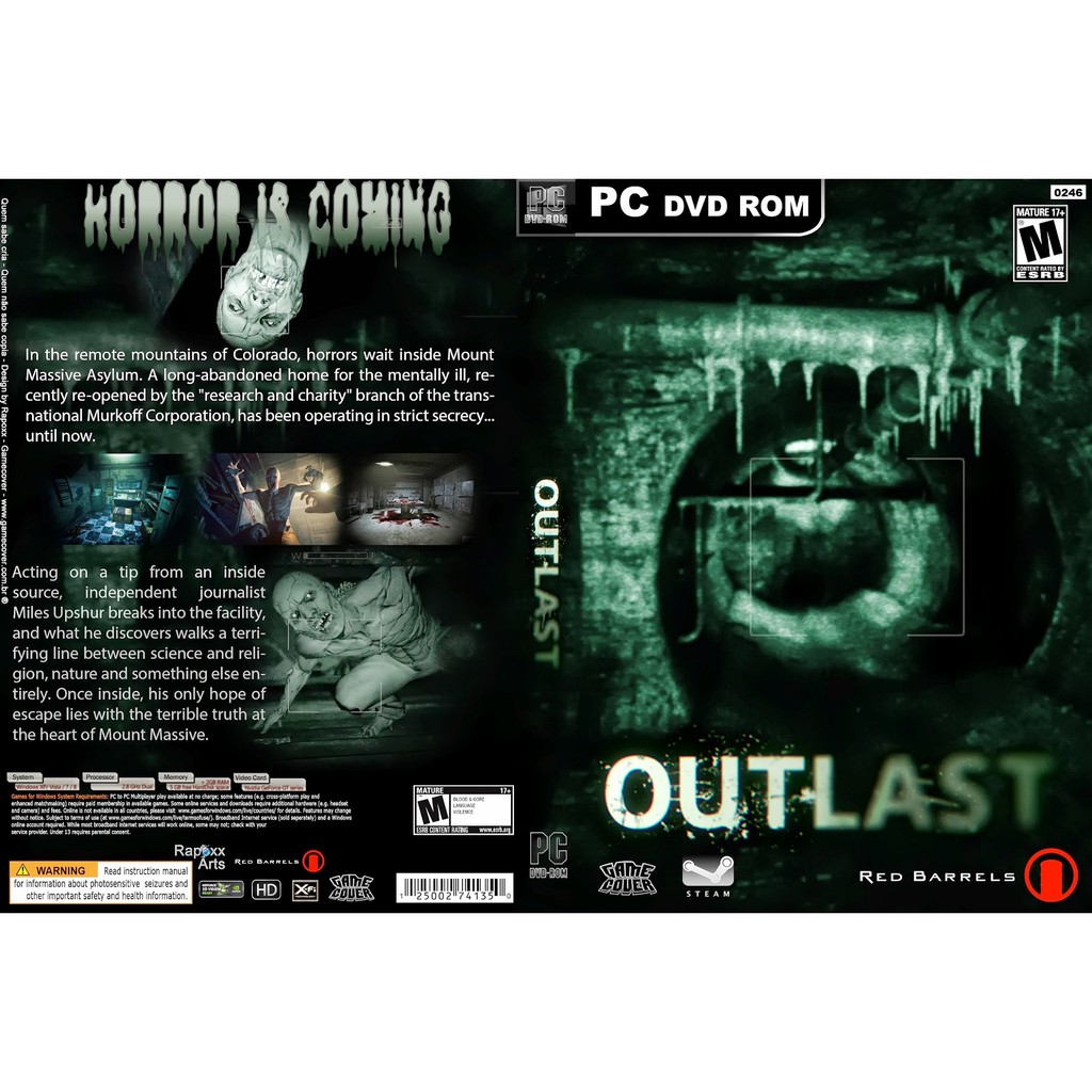 Outlast ps4 диск фото 41