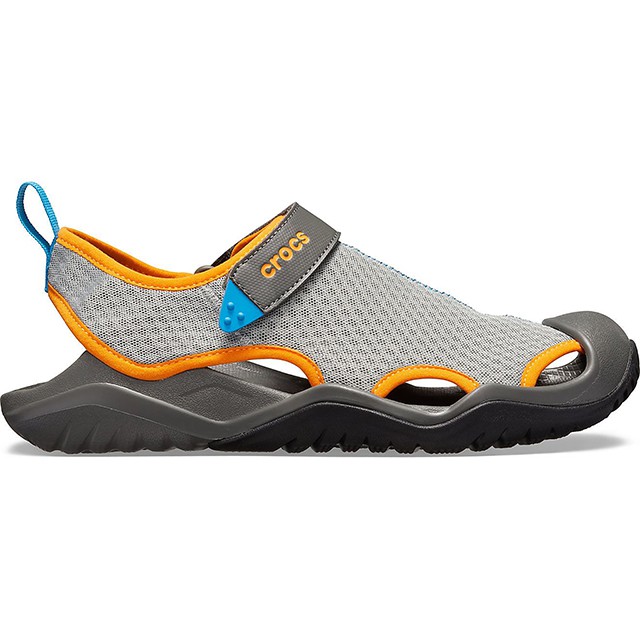 crocs men's swiftwater mesh deck sandal sport