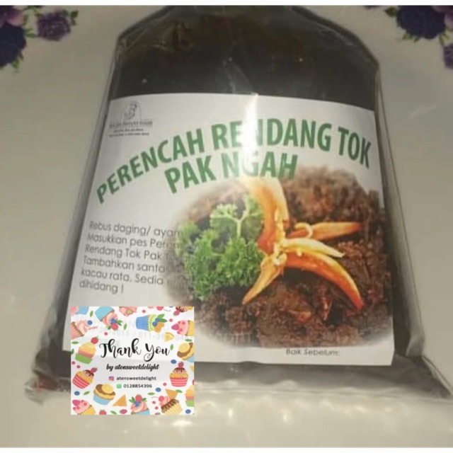 Pes Rendang Tok And Rendang Negeri Sembilan [ Readystock] Shopee Malaysia