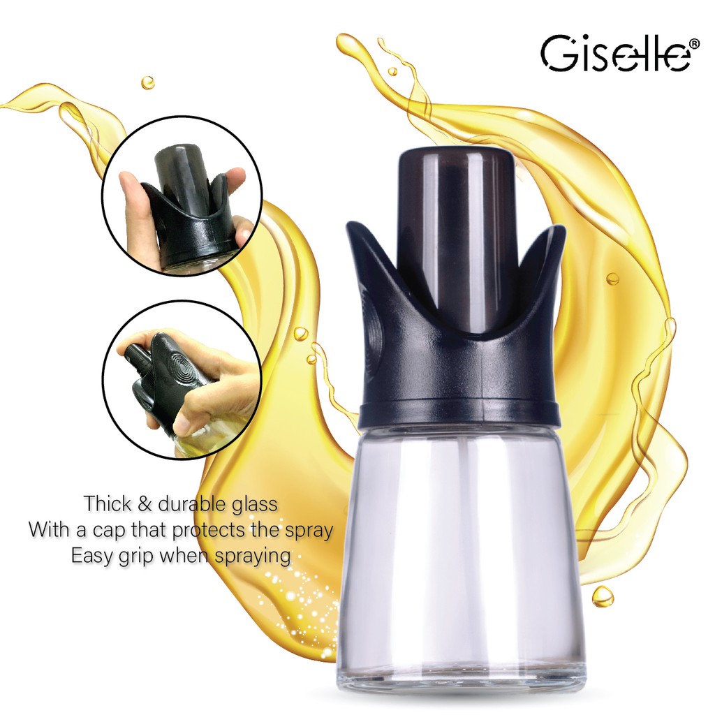 Glass Oil Sprayer Bottle for Air Fryer, Cooking & BBQ (140 ml) KTN0160