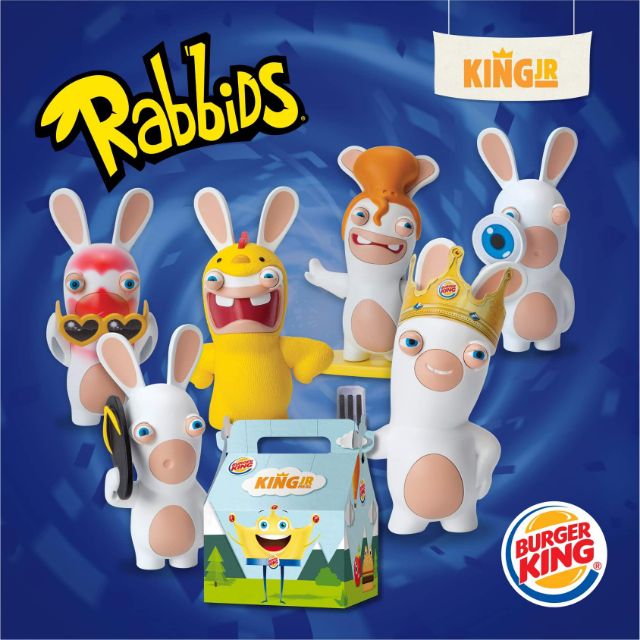 burger king rabbids toys