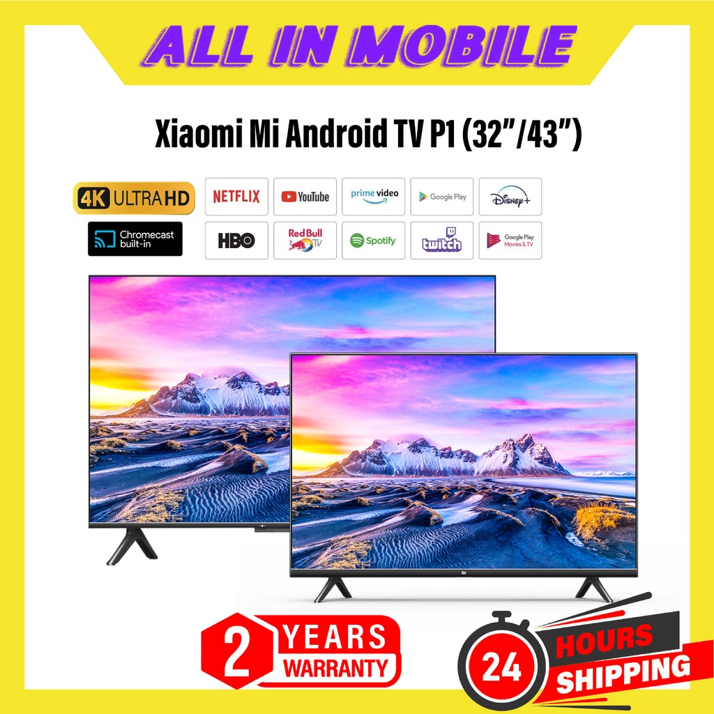 📺[MY] Xiaomi Mi Smart Android TV P1 (43"/55" | 4K UHD Android 10 Smart TV) Official 2 Years Warranty By Xiaomi Malaysia