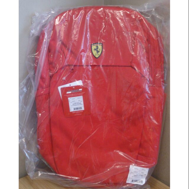 ferrari backpack red