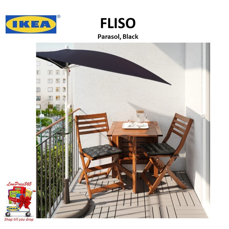 I K E A Fliso Parasol Black Base Sold Separately Shopee Malaysia