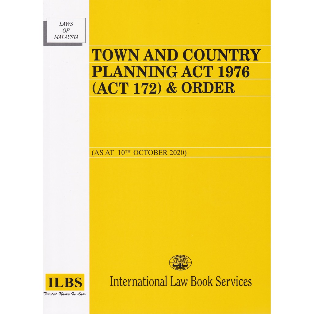 Town And Country Planning Act 1976 Act 172 Order As At 10th October 2020 Shopee Malaysia