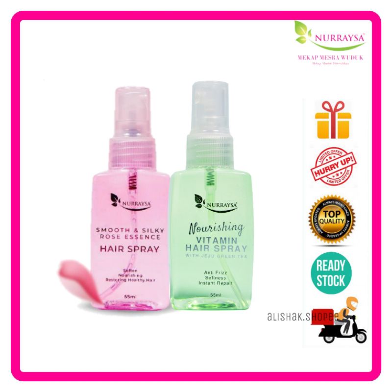 [ORIGINAL HQ] NURRAYSA NOURISHING VITAMIN HAIR SPRAY With JEJU GREEN