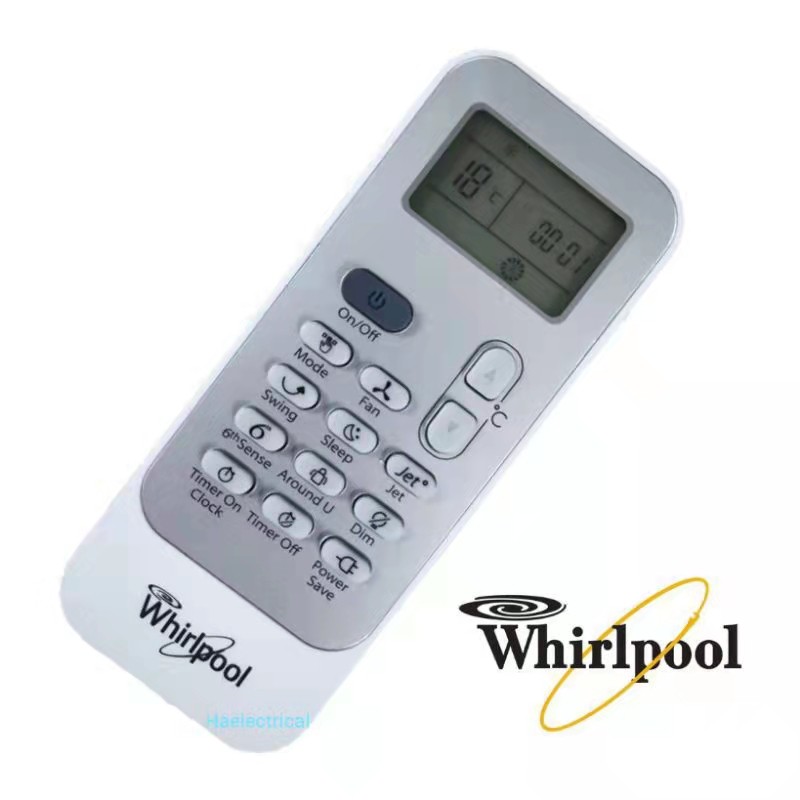 NEW Whirlpool Air Cond Remote Control (Selected Model) Shopee Malaysia