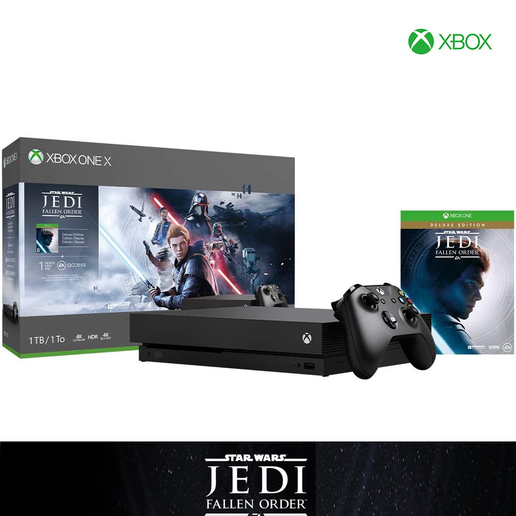 Time Delas Xbox One X 1tb Console Star Wars Jedi Fallen Order Bundle Shopee Malaysia