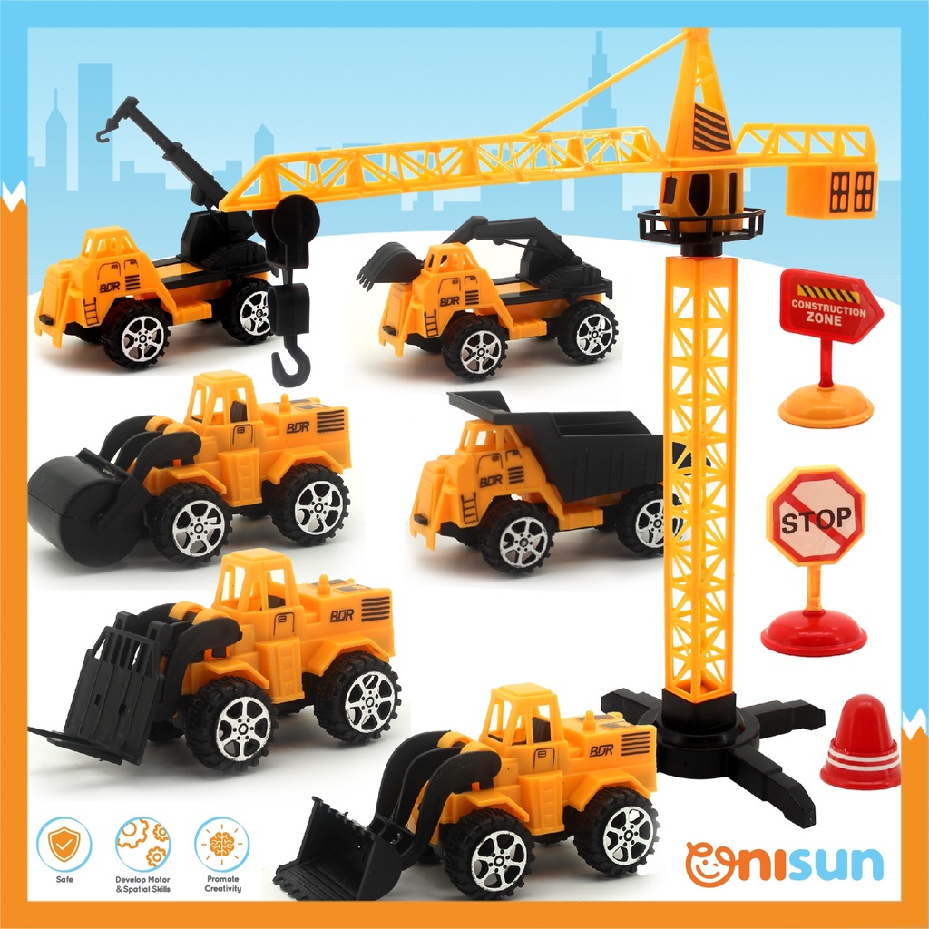 Mini Engineering Construction Truck Vehicles with Signboards