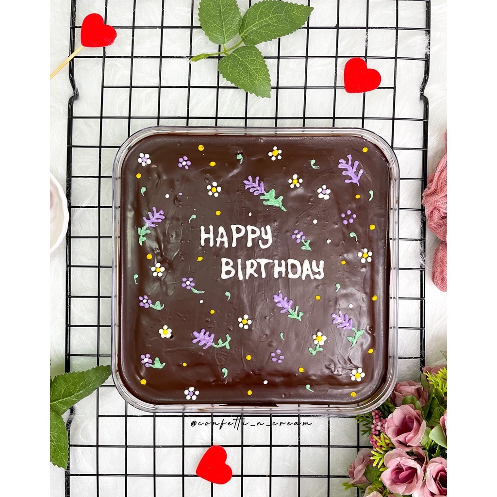 Cute and Aesthetic Customized Brownies (PLEASE READ THE DESCRIPTION 