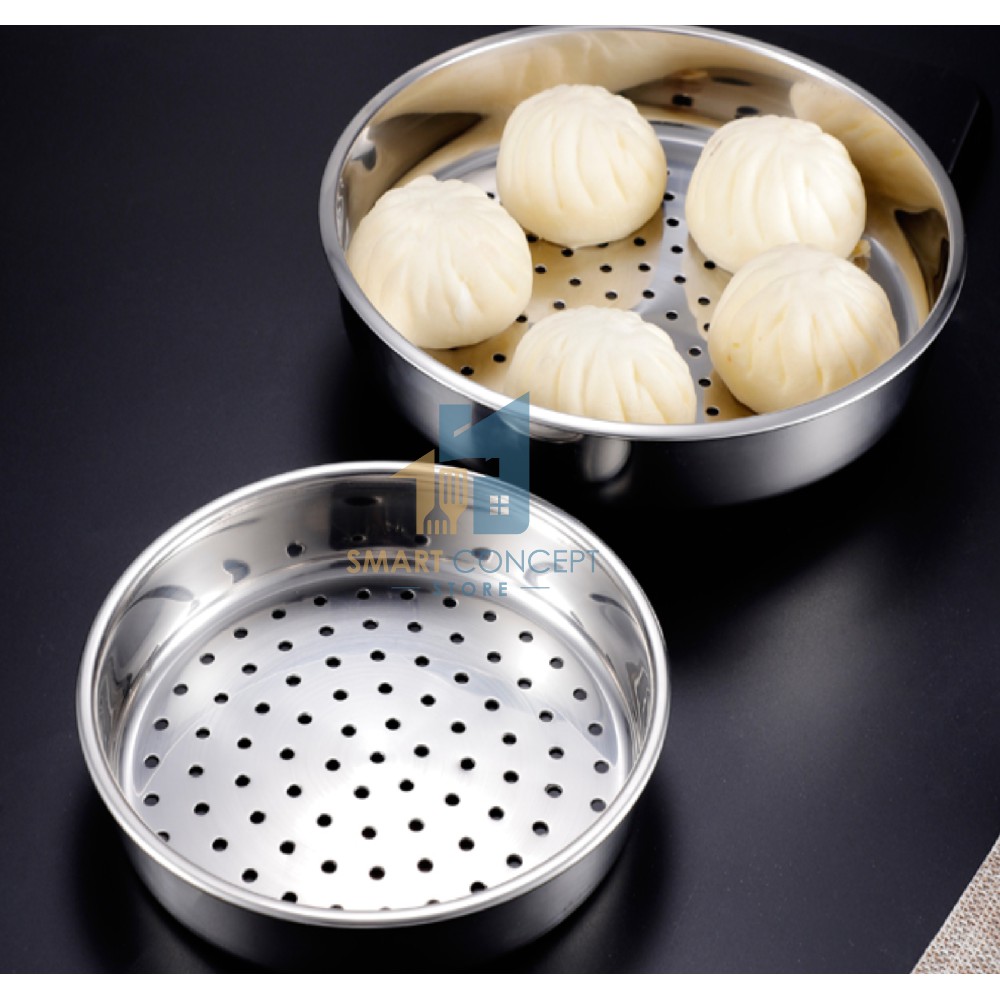 Stainless Steel Steamer Basket Rice Cooker Steamer Food Vegetable Steaming Tray Fruit Cleaning Draining Basket Kitchen