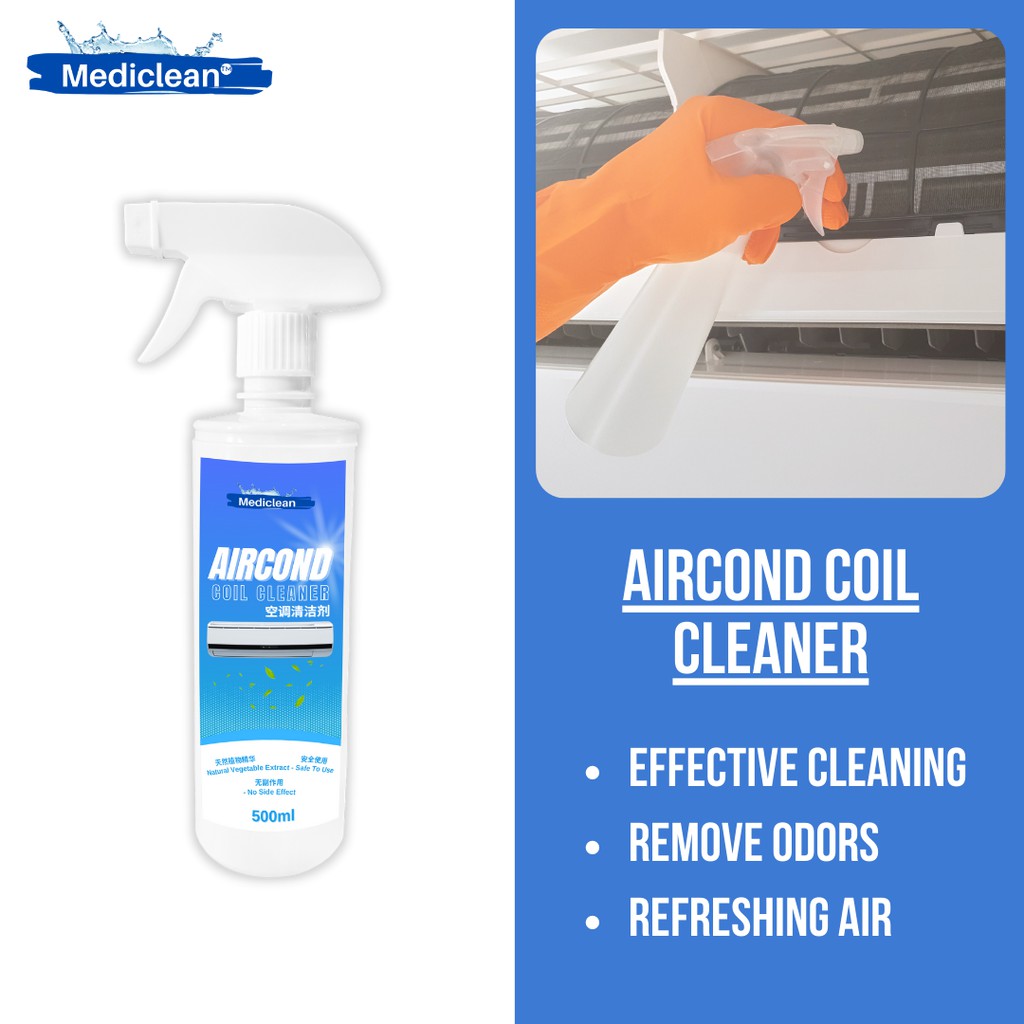 Mediclean Air Cond Coil Cleaner 500ml Shopee Malaysia
