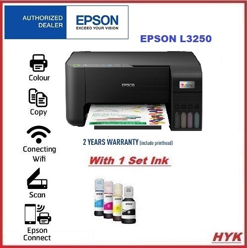Epson EcoTank L3110/L3210 /L3150/L3250/L3256 WiFi AllinOne Ink Tank